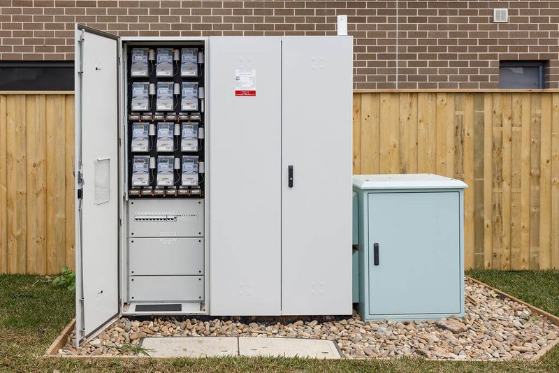 Residential multi-meter switchboard installation